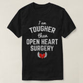 Stralingere dan open hartchirurgie ICD-ringloop by T-shirt (Design voorkant)