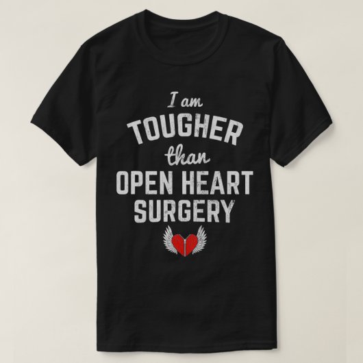 Stralingere dan open hartchirurgie ICD-ringloop by T-shirt (Design voorkant)