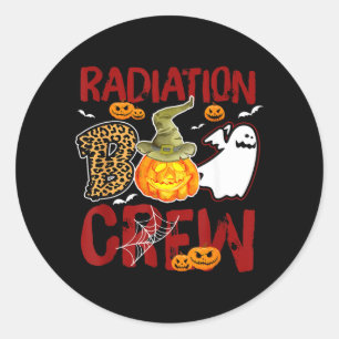 Stralings Boo Crew Halloween Stralings Thvibespist Ronde Sticker