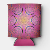 stralingscaleidoscoop van het hart blikjeskoeler (Voorkant)