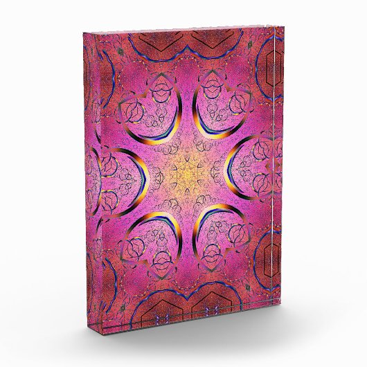 stralingscaleidoscoop van het hart fotoblokken (Links)