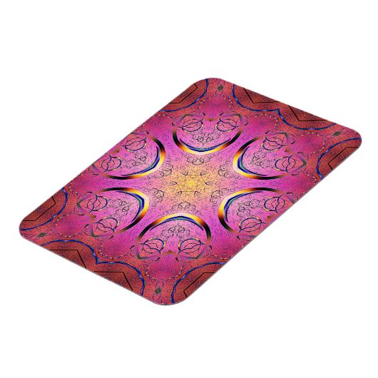 stralingscaleidoscoop van het hart magneet (Linkerzijde)