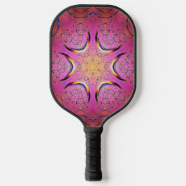 stralingscaleidoscoop van het hart pickleball paddle