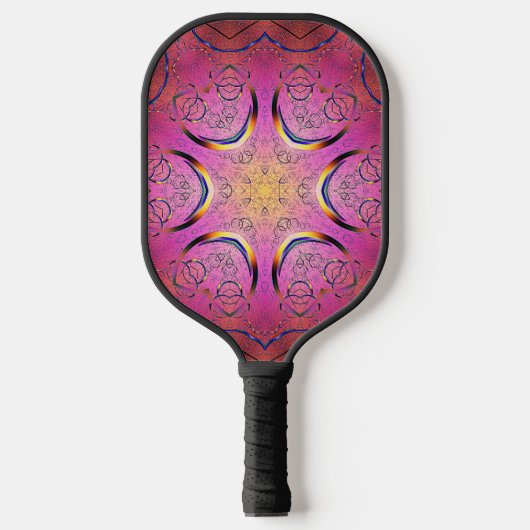 stralingscaleidoscoop van het hart pickleball paddle (Voorkant)