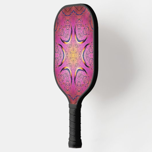 stralingscaleidoscoop van het hart pickleball paddle (Links)