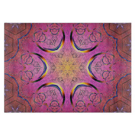 stralingscaleidoscoop van het hart snijplank