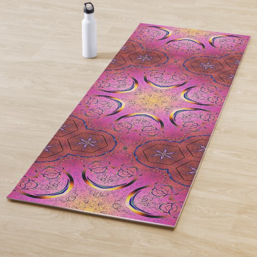 stralingscaleidoscoop van het hart yogamat (In situ)