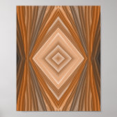 Stralingsdraden: het Poster van de kleurverbinding (Voorkant)