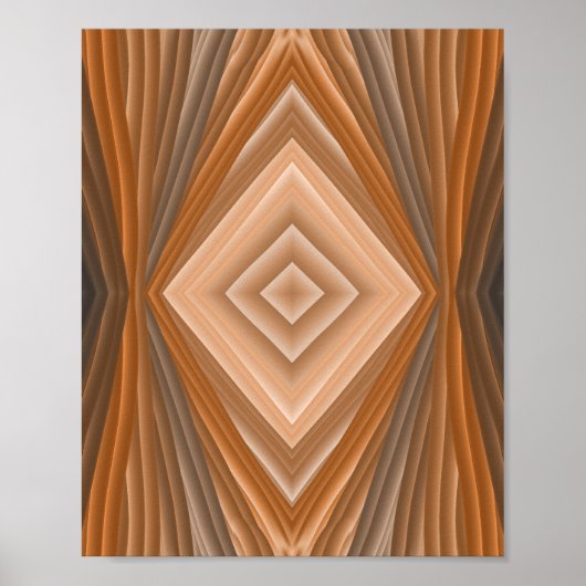 Stralingsdraden: het Poster van de kleurverbinding (Voorkant)