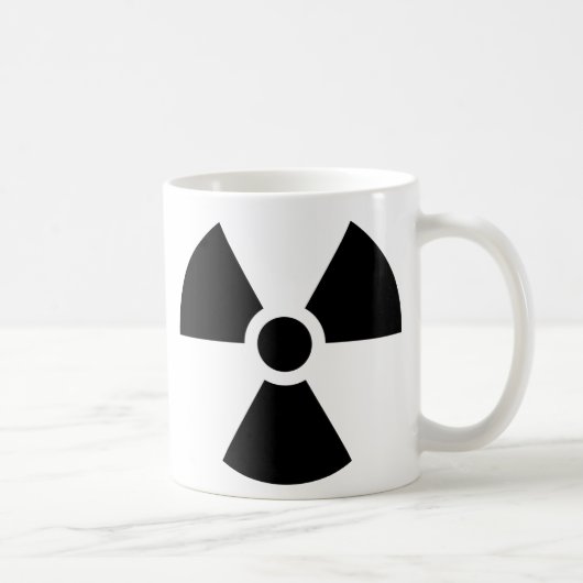 Stralingsdrieblad-symbool Koffiemok (Rechts)