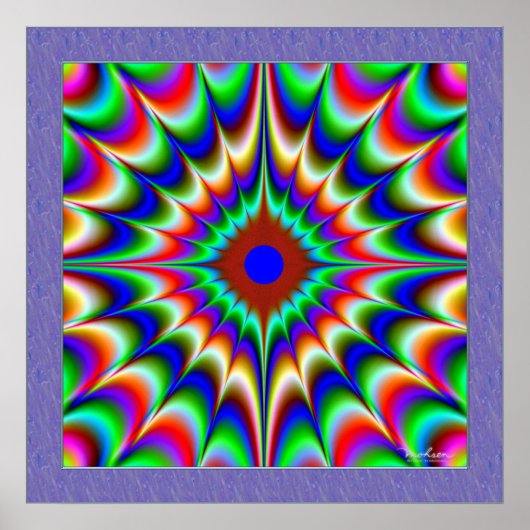 stralingsenergie-illusie poster (Voorkant)
