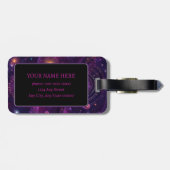 stralingsflux bagagelabel (Achterkant horizontaal)