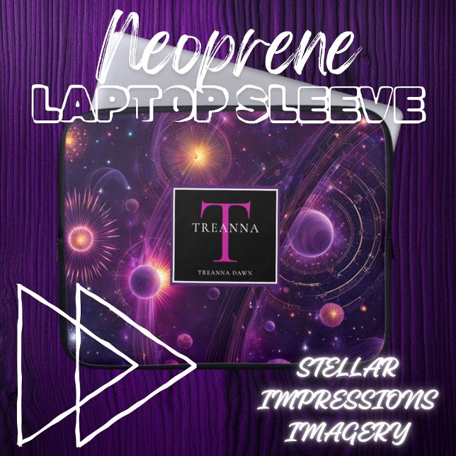 stralingsflux laptop sleeve (Creator heeft geüpload)