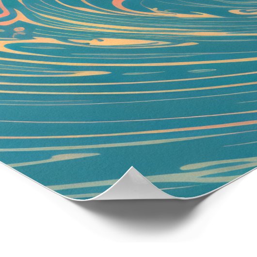 stralingsgetij poster (Hoek)