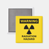 Stralingsgevaar magneet (Voorkant / Achterkant)