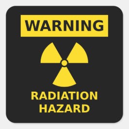 Stralingsgevaar Sticker