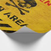  stralingsgevarenaanduiding cadeaupapier (Hoek)