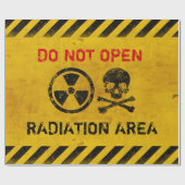  stralingsgevarenaanduiding cadeaupapier (Vlak)