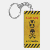  stralingsgevarenaanduiding sleutelhanger (Voorkant Links)