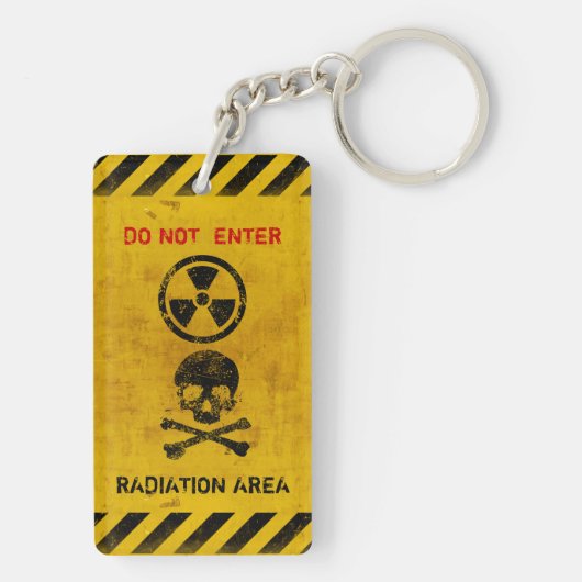  stralingsgevarenaanduiding sleutelhanger (achterkant)