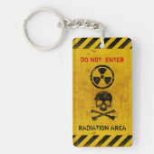  stralingsgevarenaanduiding sleutelhanger (Voorkant)
