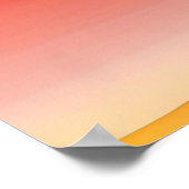 Stralingsgradiënt - Intense kunst voor kleuroverga Poster (Hoek)