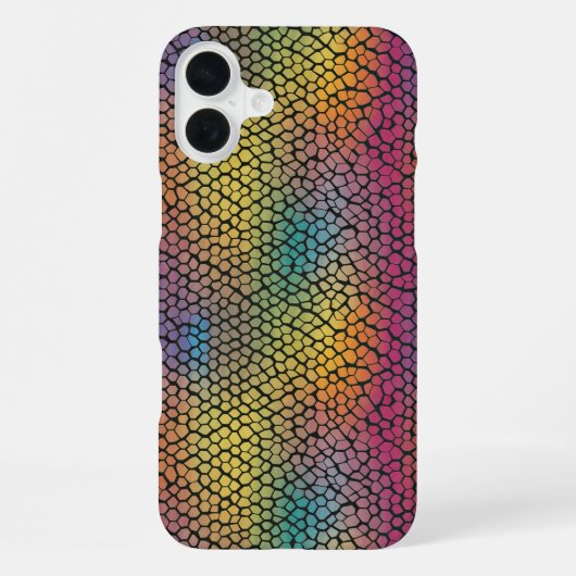 stralingshexagonspectrum iPhone hoesje (Achterkant)