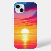 Stralingshorizon: Zonsondergang Glow Case-Mate iPhone Case (Achterkant)