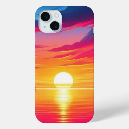 Stralingshorizon: Zonsondergang Glow Case-Mate iPhone Case (Achterkant)
