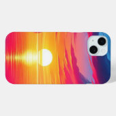 Stralingshorizon: Zonsondergang Glow Case-Mate iPhone Case (Achterkant (horizontaal))
