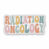 stralingsoncologie sticker (Voorkant)