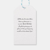 Stralingspositiviteit | Kleurrijke regenboog en bl Cadeaulabel (Achterkant)