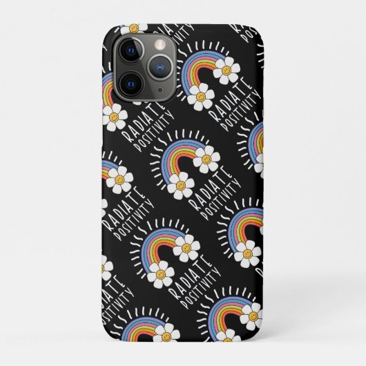 Stralingspositiviteit | Kleurrijke regenboog en bl Case-Mate iPhone Case (Achterkant)