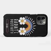 Stralingspositiviteit | Kleurrijke regenboog en bl Case-Mate iPhone Case (Achterkant (horizontaal))