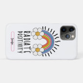Stralingspositiviteit | Kleurrijke regenboog en bl Case-Mate iPhone Case (Achterkant (horizontaal))