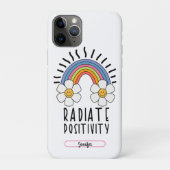 Stralingspositiviteit | Kleurrijke regenboog en bl Case-Mate iPhone Case (Achterkant)