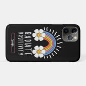 Stralingspositiviteit | Kleurrijke regenboog en bl Case-Mate iPhone Case (Achterkant (horizontaal))