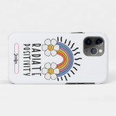 Stralingspositiviteit | Kleurrijke regenboog en bl Case-Mate iPhone Case (Achterkant (horizontaal))