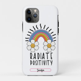 Stralingspositiviteit | Kleurrijke regenboog en bl Case-Mate iPhone Case