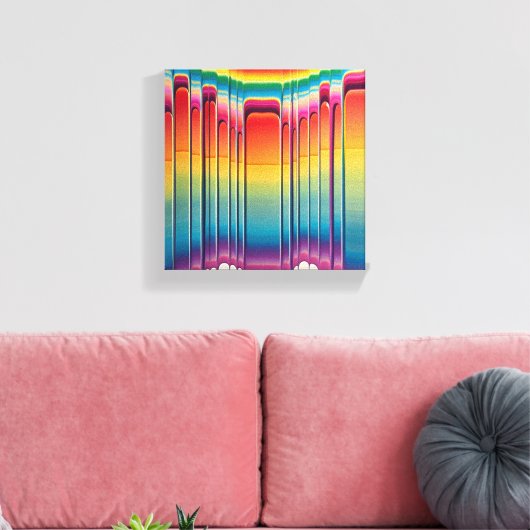 stralingsspectrum canvas afdruk (Insitu (Woonkamer))