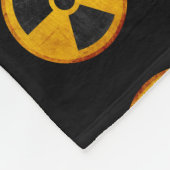 Stralingssymbool Fleece Deken (Hoek)