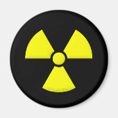 Stralingssymbool Magneet (Voorkant)