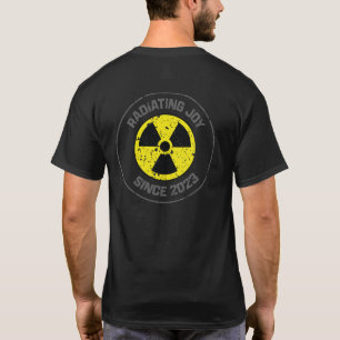 Stralingssymbool Radiating Joy sinds 2023 Grunge T-shirt