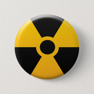 Stralingssymbool Ronde Button 5,7 Cm