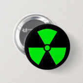 STRALINGSSYMBOOL RONDE BUTTON 5,7 CM (Voorkant /achterkant)