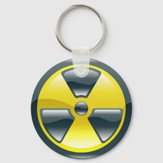 stralingssymbool sleutelhanger