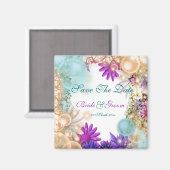 Stralingsthema tropische elegant magneet (Voorkant / Achterkant)