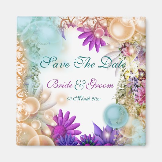 Stralingsthema tropische elegant magneet (Voorkant)