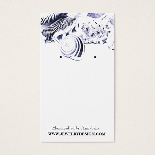 Stralingsthema Verdiende houder Aangepaste juwelen Visitekaartjes (Voorkant)