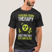Stralingstherapie geeft je dat een zekere gloed. t-shirt (Voorkant)